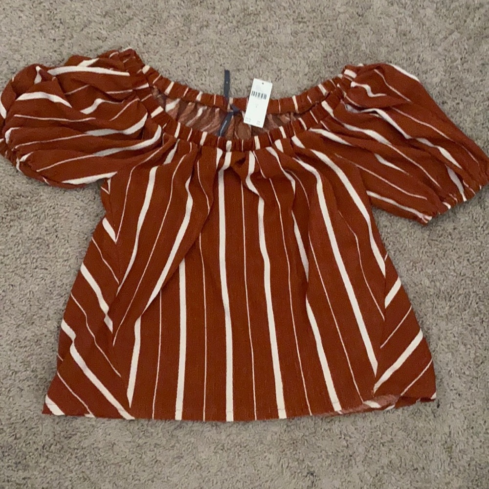 Anthopologie off the shoulder top